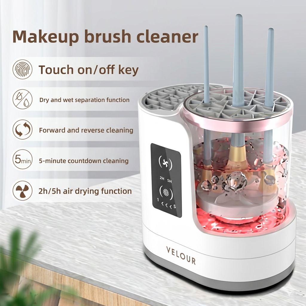 Velour Original Electric Brush Cleaner