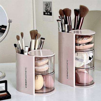 Velour Rotating Brush Organizer