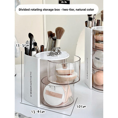 Velour Rotating Brush Organizer