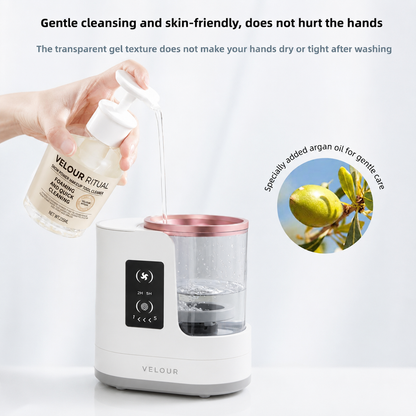 Velour Brush & Sponge Deep Cleanser