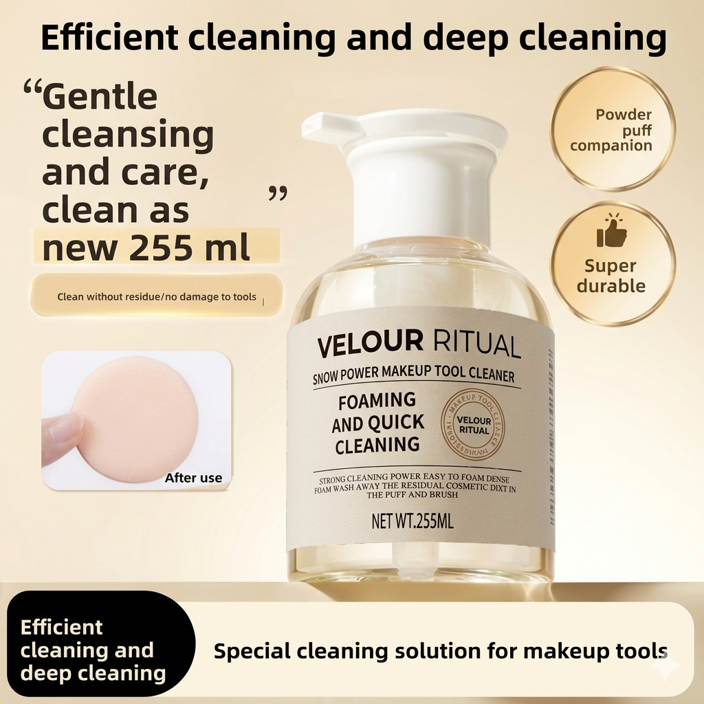 Velour Brush & Sponge Deep Cleanser