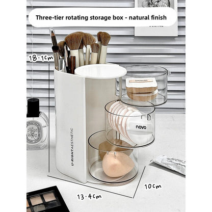 Velour Rotating Brush Organizer
