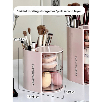 Velour Rotating Brush Organizer