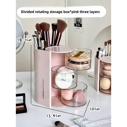 Velour Rotating Brush Organizer