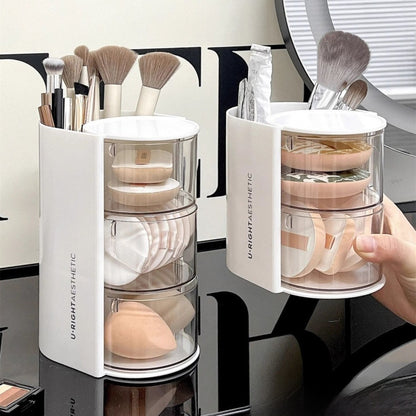 Velour Rotating Brush Organizer